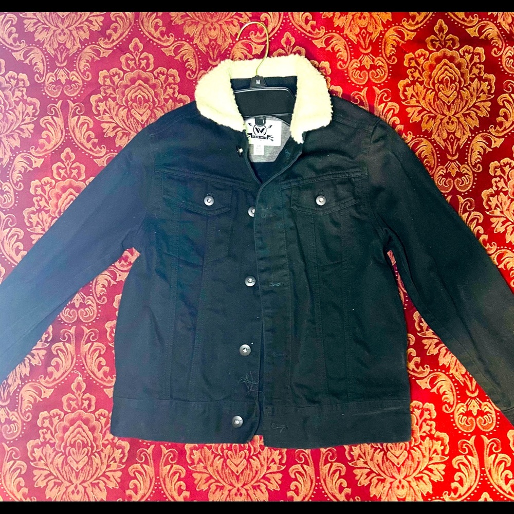 Boys Shaun White cotton black jacket
